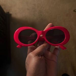 Red clout goggles